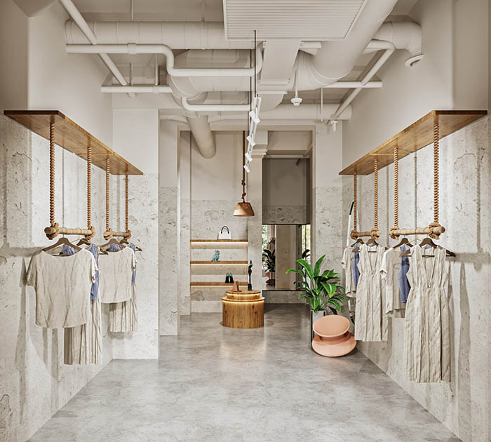 郑州女装店装修要给客户良好的购物环境—连锁店装修公司